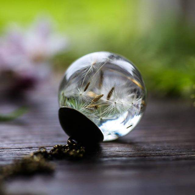 Dandelion Necklace Necklace