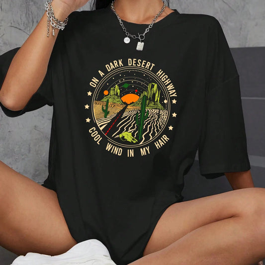 Dark Desert Highway Graphic Tee