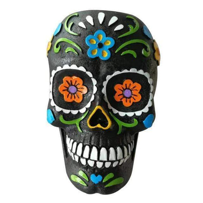 Day of the Dead Sugar Skull Flower Pot