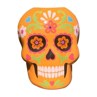 Day of the Dead Sugar Skull Flower Pot