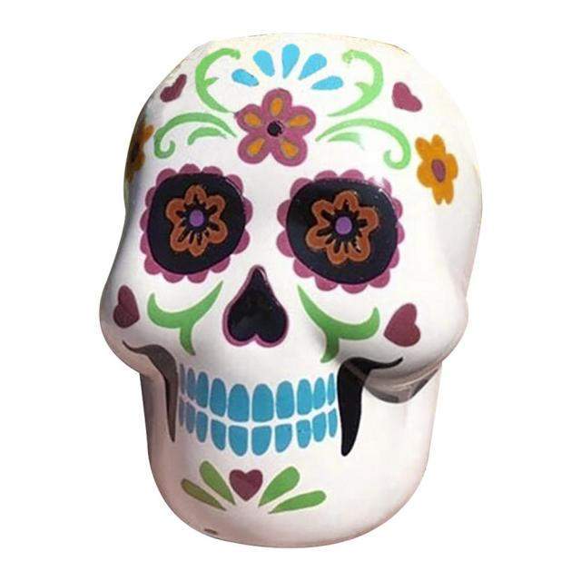 Day of the Dead Sugar Skull Flower Pot