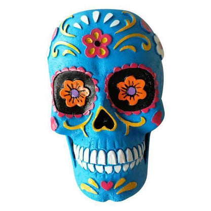 Day of the Dead Sugar Skull Flower Pot