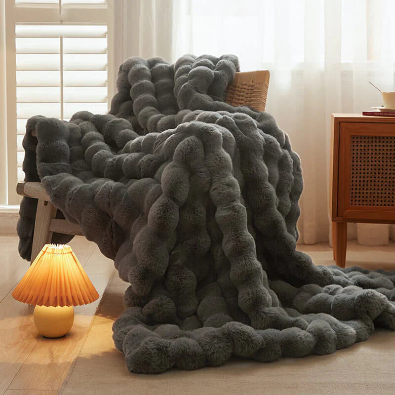 Faux Fur Throw Blanket
