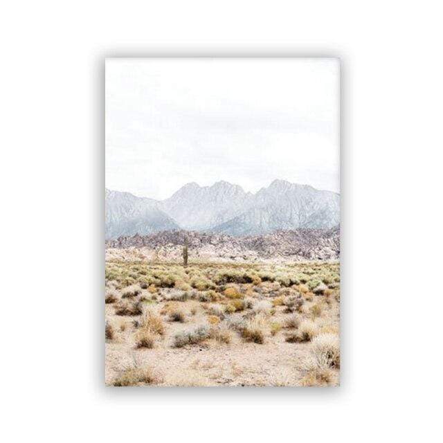 Desert Landscape Canvas Wall Art