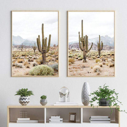 Desert Landscape Canvas Wall Art