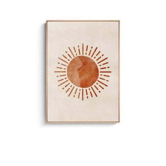 Desert Moon & Sunshine Canvas Wall Decor