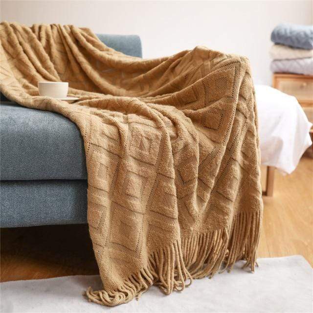 Diamond-shaped Blanket Blankets & Throws