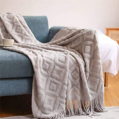 Diamond-shaped Blanket Blankets & Throws