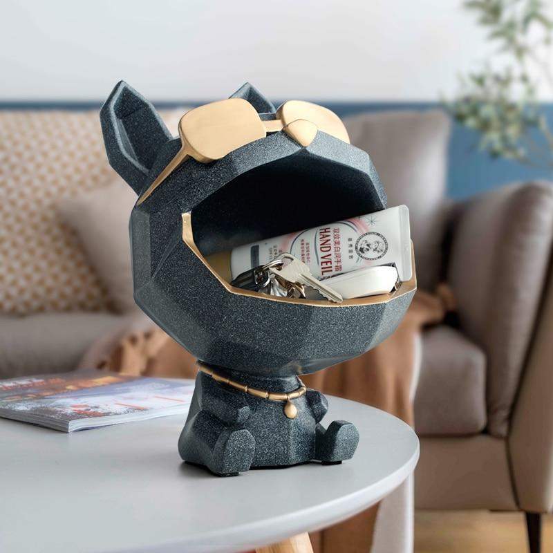 Dog Figurine Storage Box