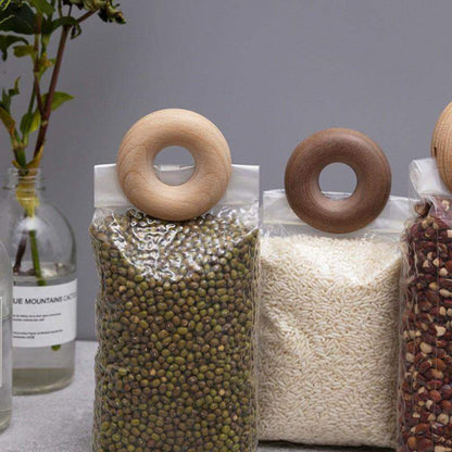 Donuts Wooden Sealing Clips