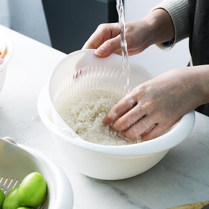 Double Drain Washing Basket