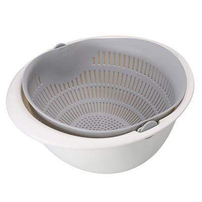 Double Drain Washing Basket