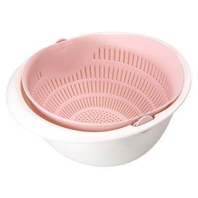 Double Drain Washing Basket