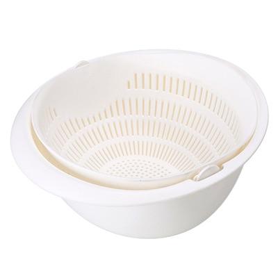 Double Drain Washing Basket