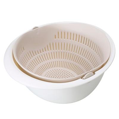 Double Drain Washing Basket