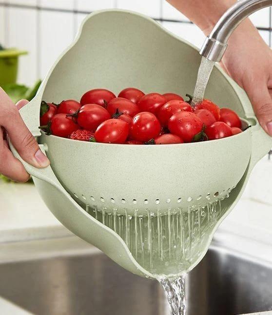 Double Drain Washing Basket