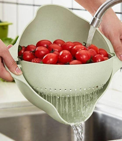 Double Drain Washing Basket