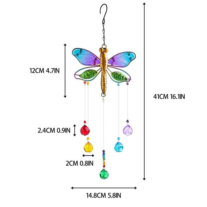 Dragonfly Crystal Suncatcher