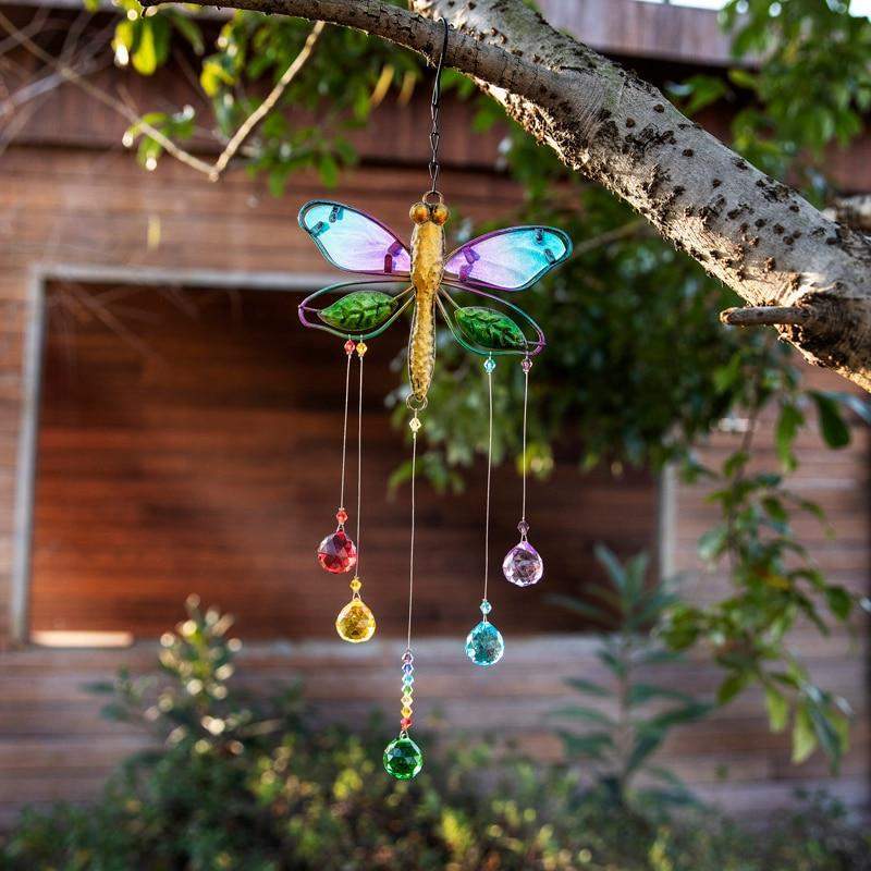 Dragonfly Crystal Suncatcher