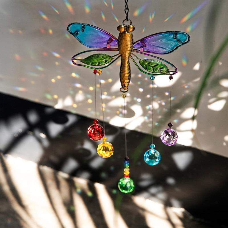 Dragonfly Crystal Suncatcher