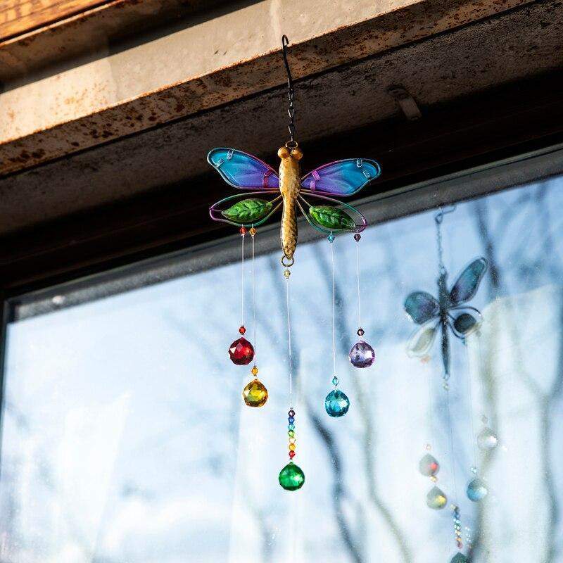 Dragonfly Crystal Suncatcher