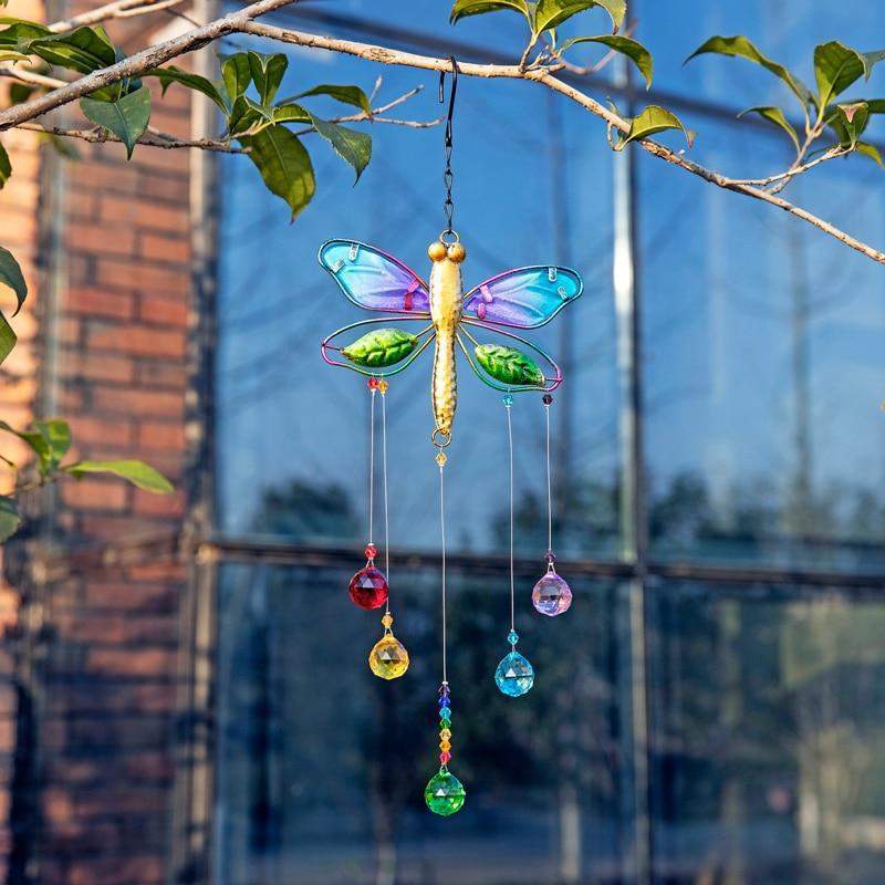 Dragonfly Crystal Suncatcher