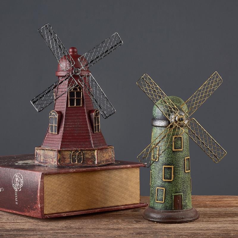 Dutch Windmill Decor Piggy Bank