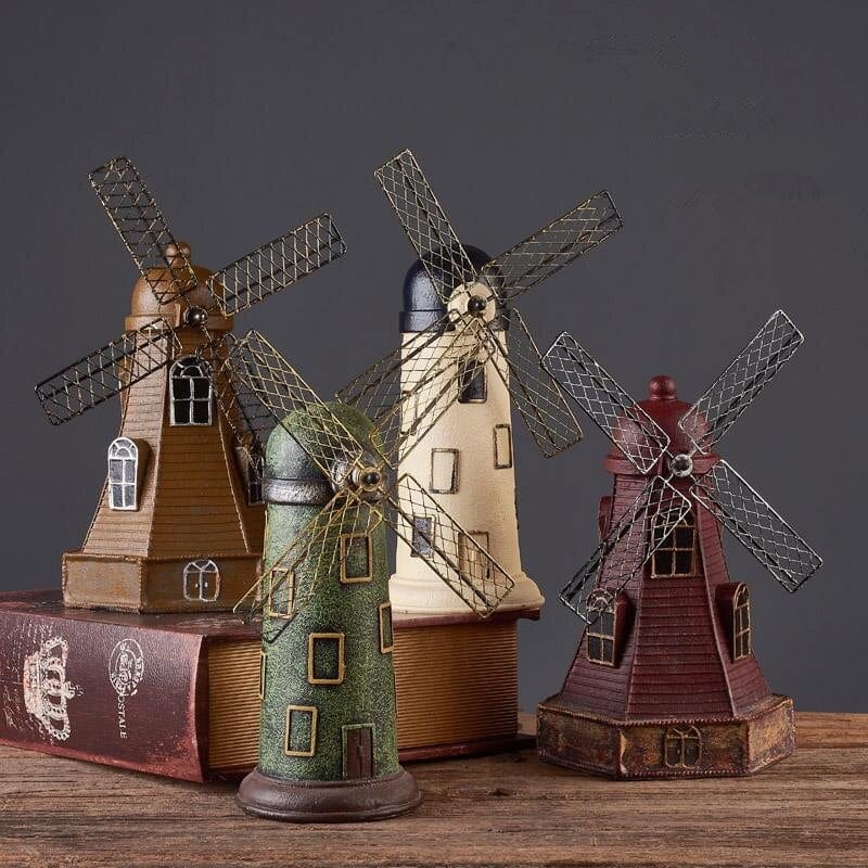 Dutch Windmill Decor Piggy Bank