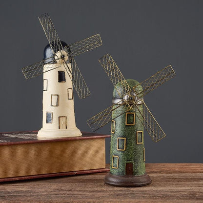 Dutch Windmill Decor Piggy Bank