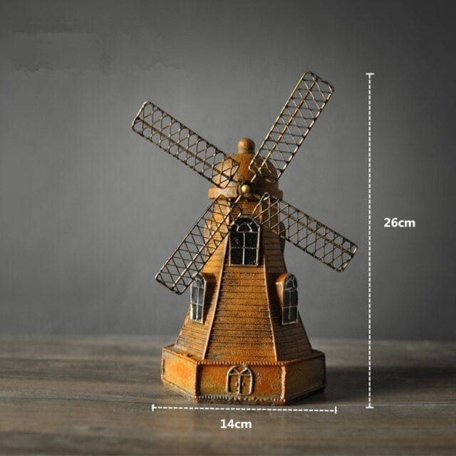 Dutch Windmill Decor Piggy Bank