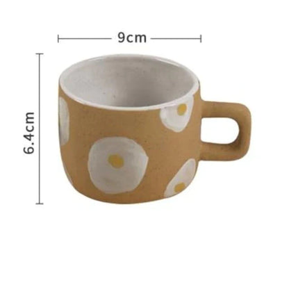 Egg Hand Painted Coffee Mug