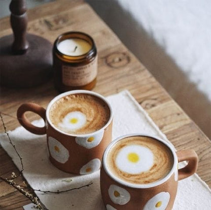 Egg Hand Painted Coffee Mug