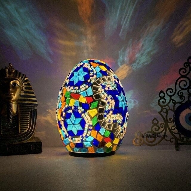 Egyptian Egg Mosaic Lamp