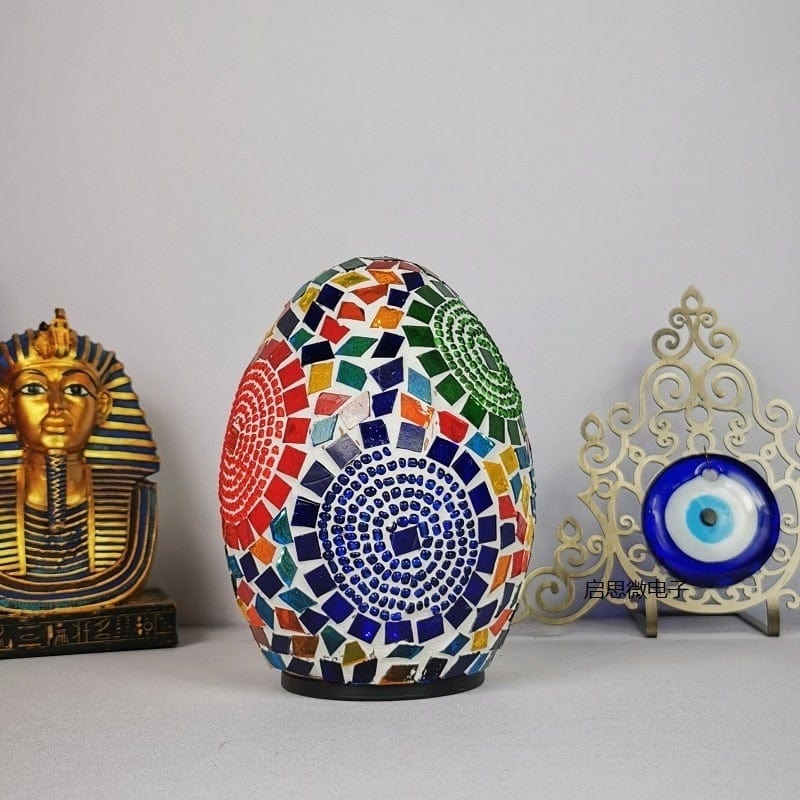 Egyptian Egg Mosaic Lamp