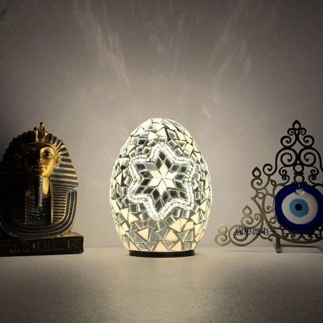 Egyptian Egg Mosaic Lamp