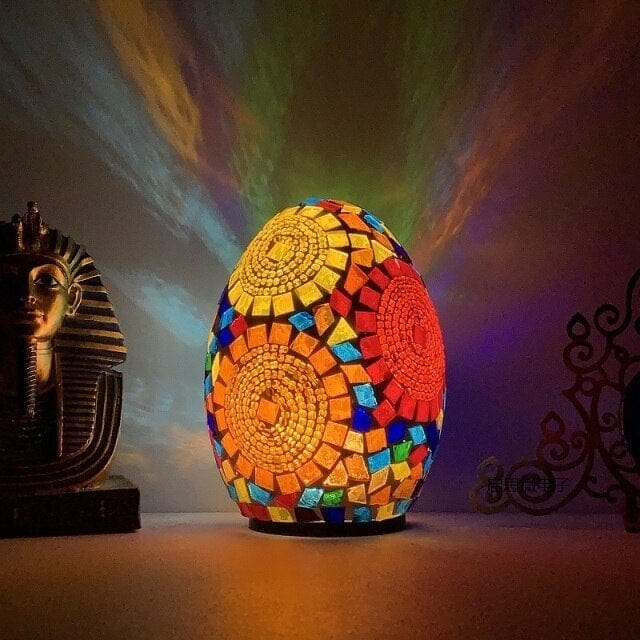 Egyptian Egg Mosaic Lamp