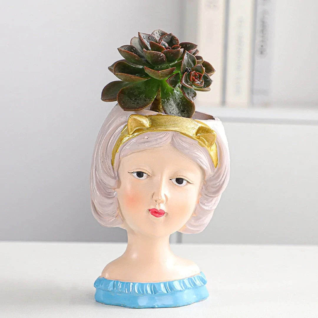 Elegance Lady Flower Pot