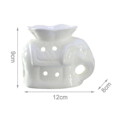 Elephant Ceramic Oil Burner Meditation