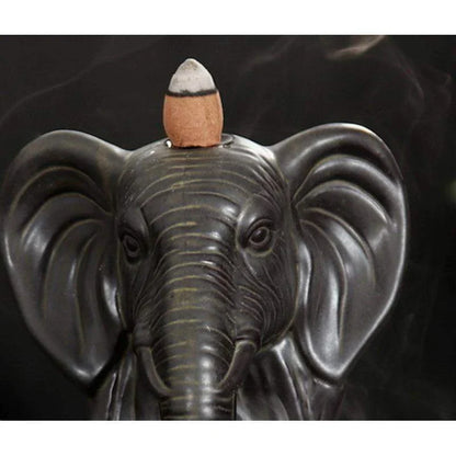 Elephant Head Backflow Incense Burner