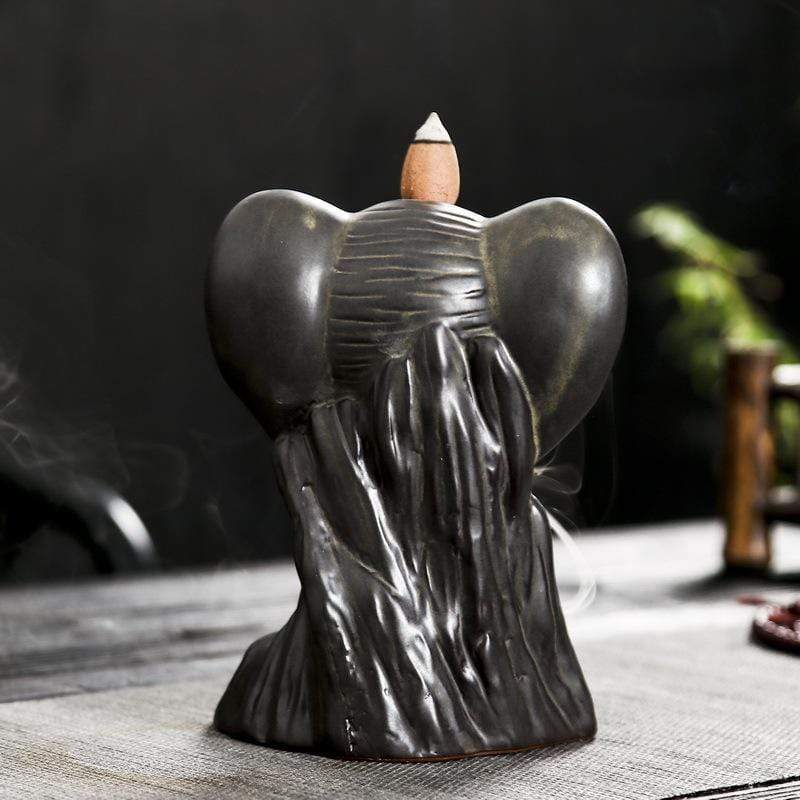 Elephant Head Backflow Incense Burner