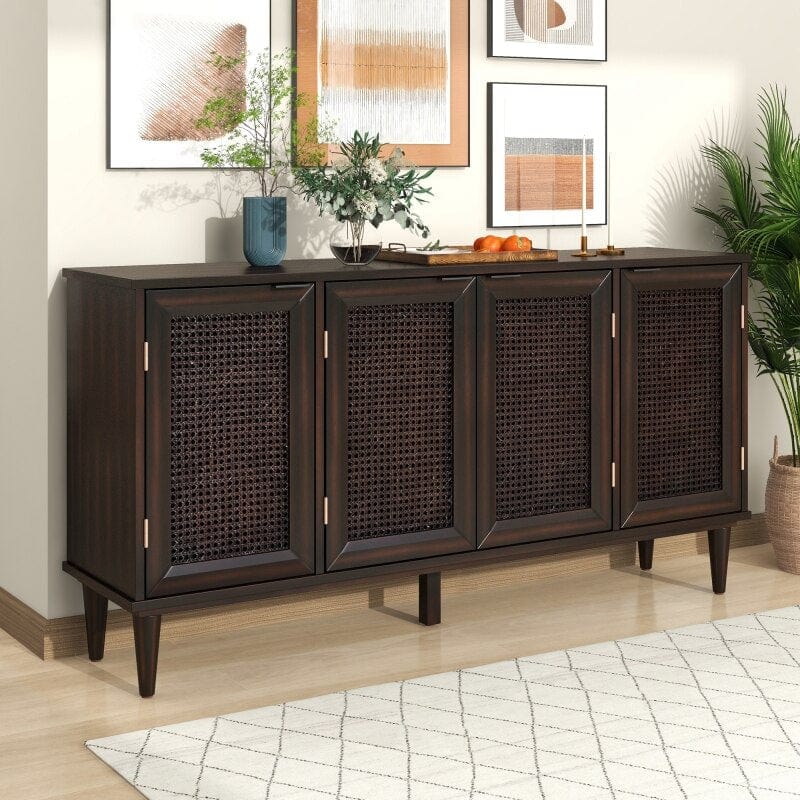 Emmerich Sideboard With Artificial Rattan Door