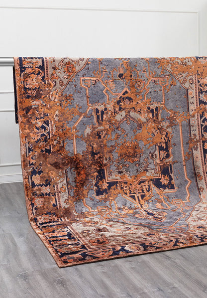 Emperor Terra - Ice Blue Rug