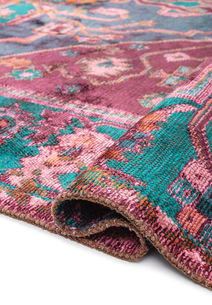Emperor Dark Damson - Rust Rug