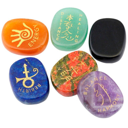 Engraved Pocket Palm Stones