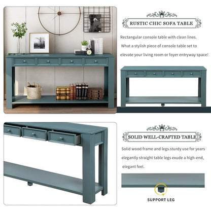 Entryway Console with Storage Drawers