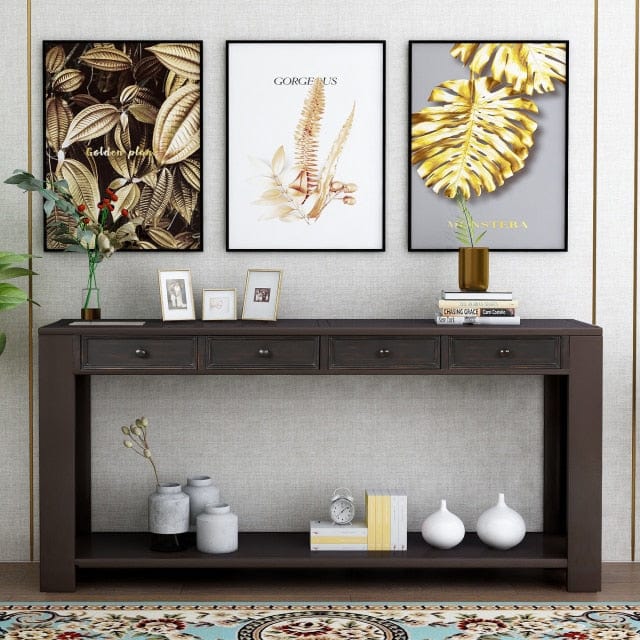 Entryway Console with Storage Drawers