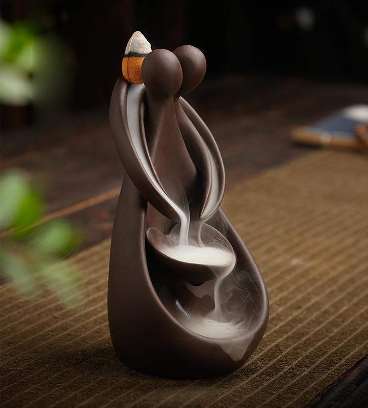 Eternal Love Backflow Incense Burner