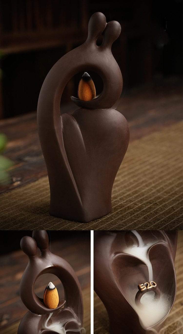 Eternal Love Backflow Incense Burner