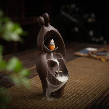 Eternal Love Backflow Incense Burner