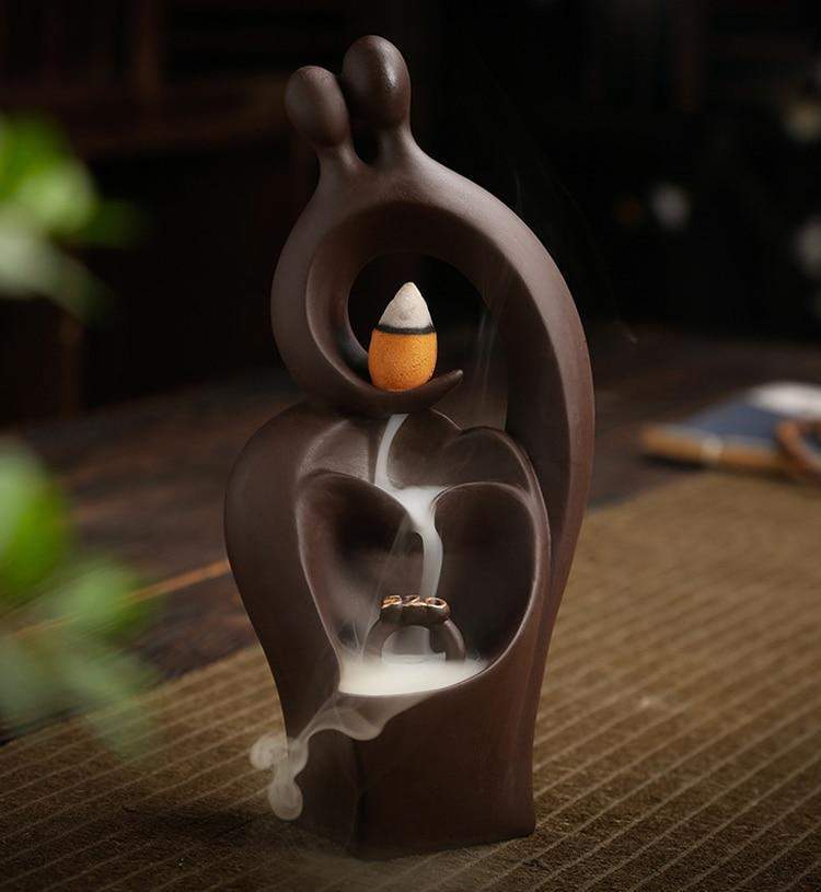 Eternal Love Backflow Incense Burner